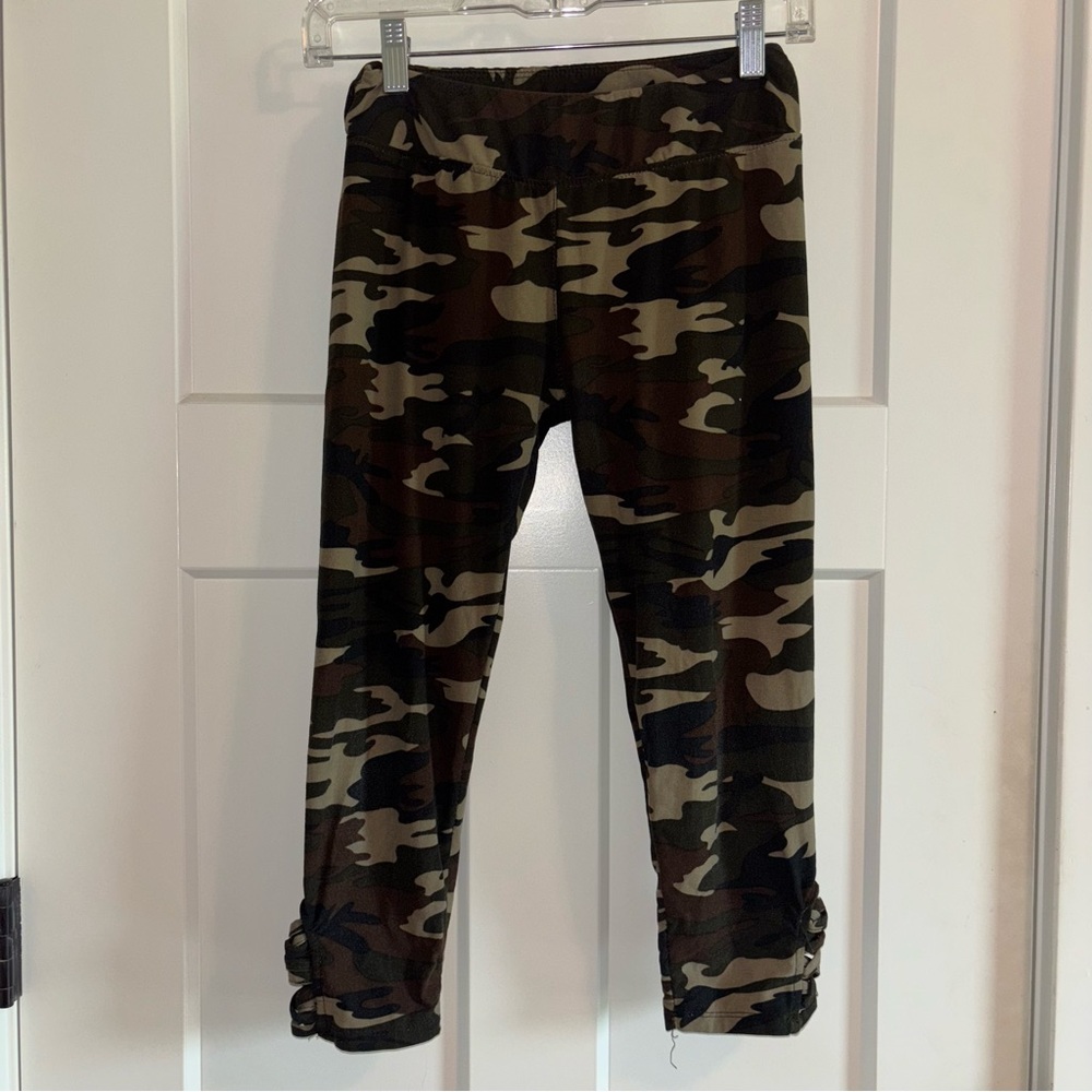 Camo Print Kids Leggings